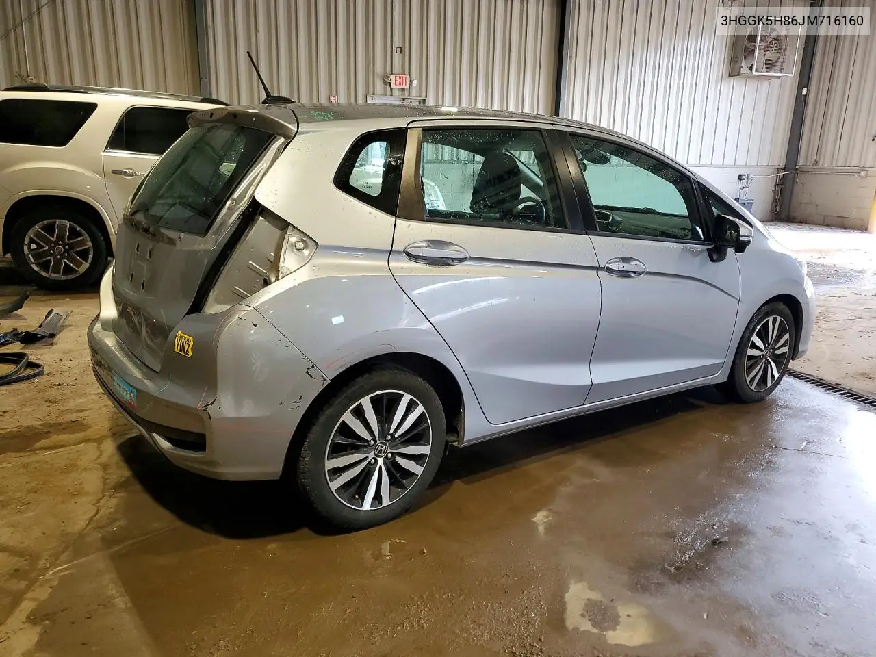 2018 HONDA FIT VIN 3HGGK5H86JM716160 — фото 3