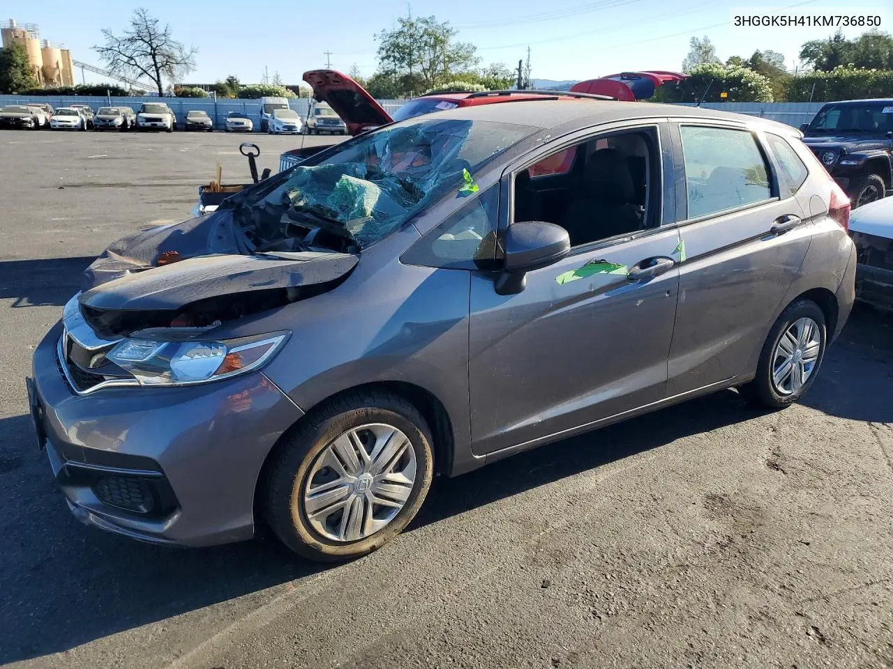 HONDA FIT 2019, VIN 3HGGK5H41KM736850