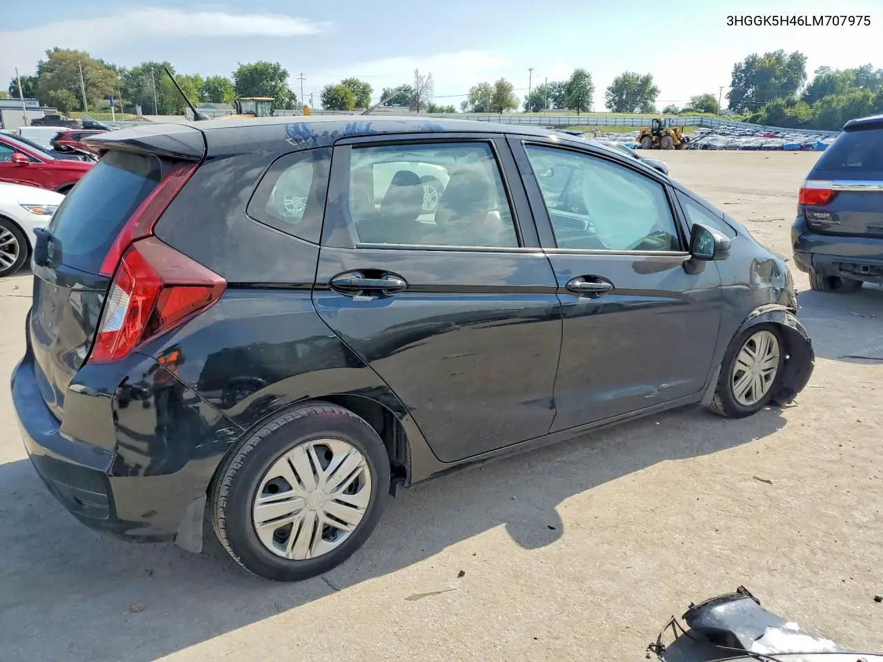 2020 HONDA FIT VIN 3HGGK5H46LM707975 — фото 3