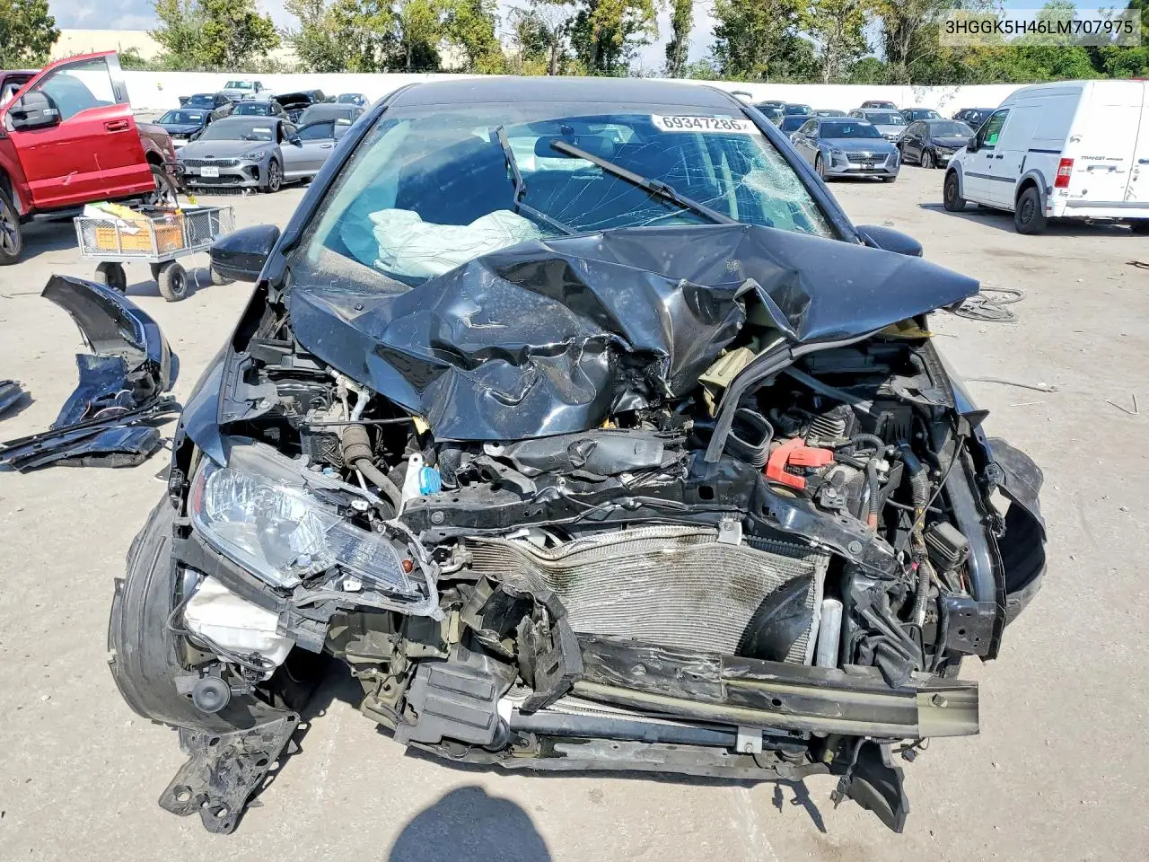2020 HONDA FIT VIN 3HGGK5H46LM707975 — фото 5