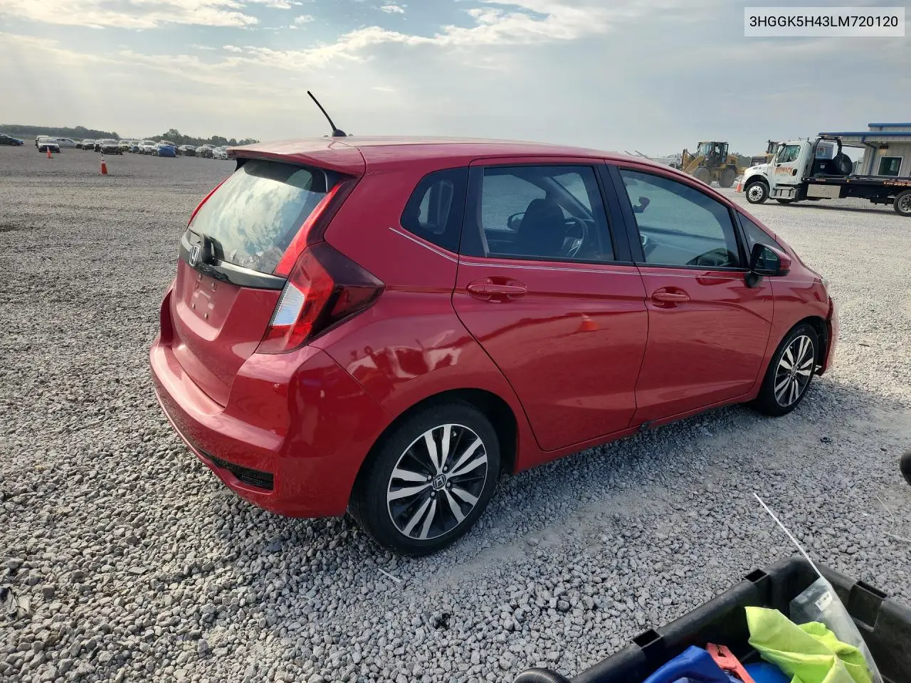 2020 HONDA FIT VIN 3HGGK5H43LM720120 — фото 3