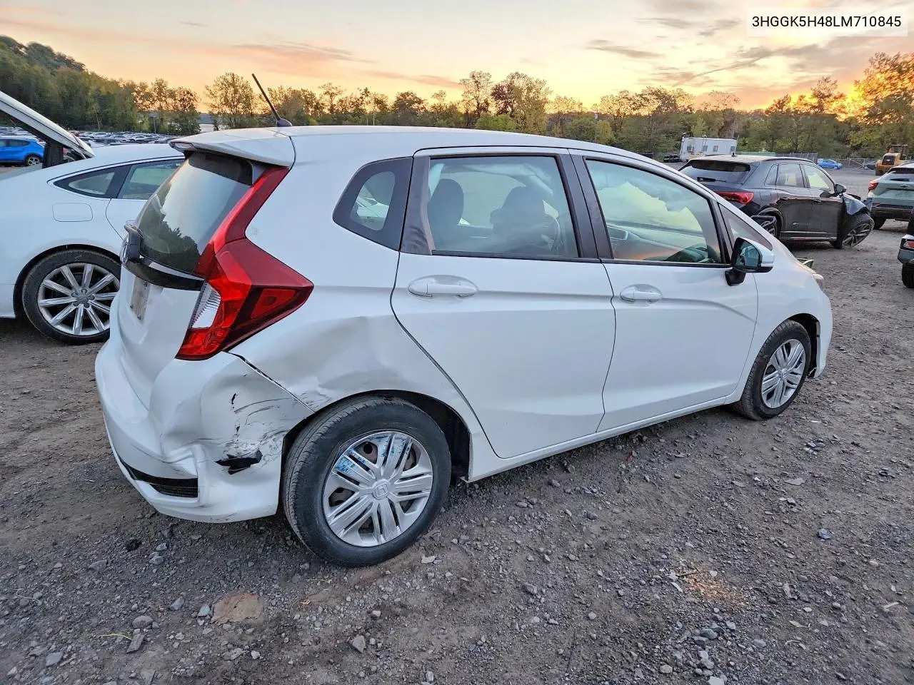 2020 HONDA FIT VIN 3HGGK5H48LM710845 — фото 3