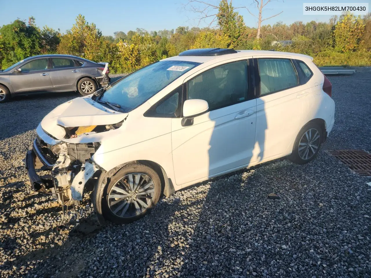 HONDA FIT 2020, VIN 3HGGK5H82LM700430