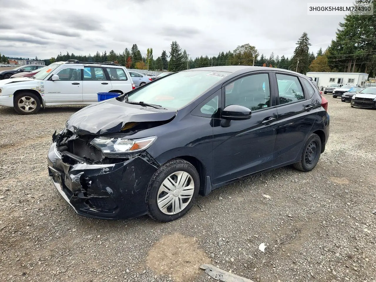 HONDA FIT 2020, VIN 3HGGK5H48LM724390