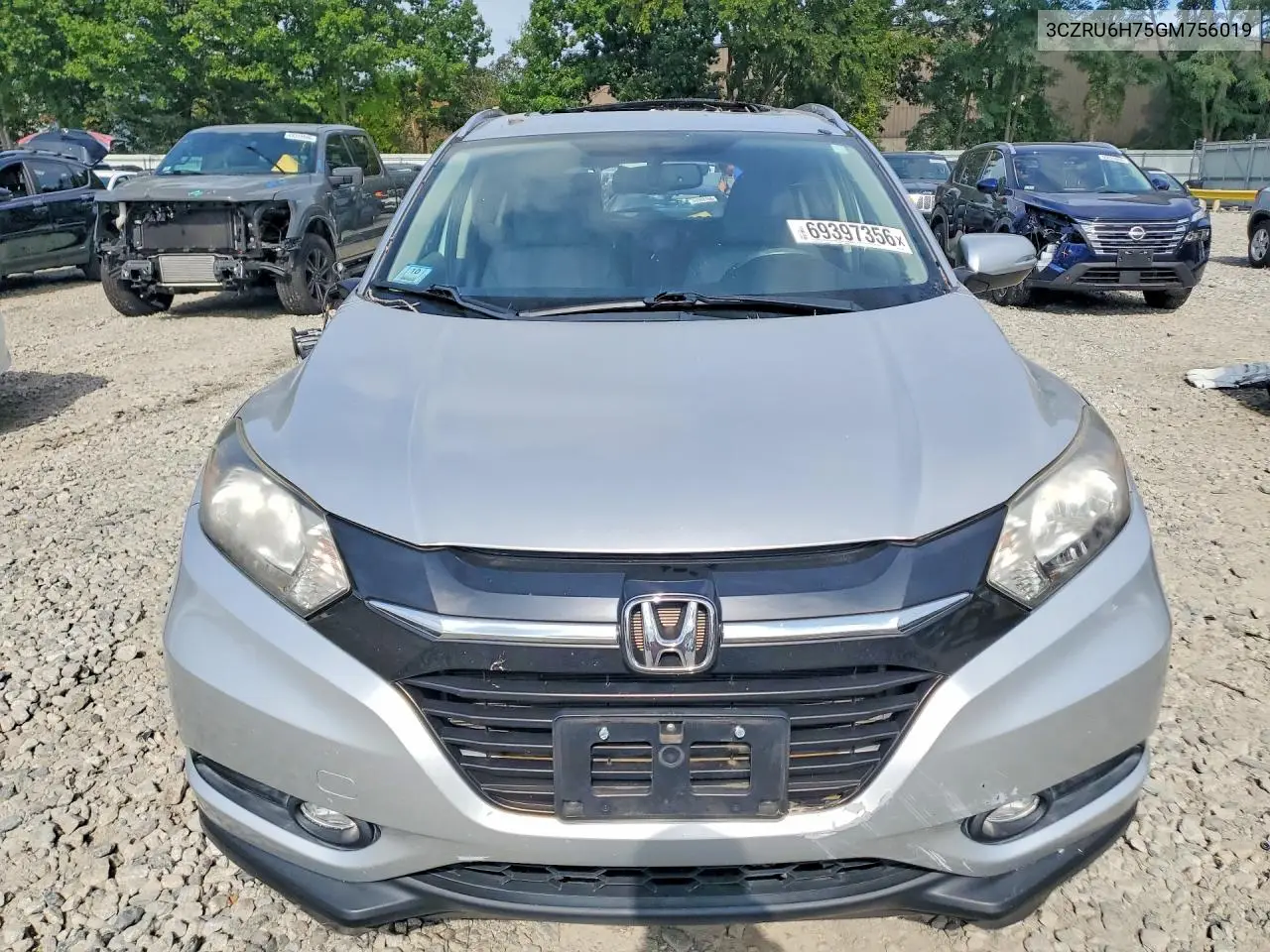2016 HONDA HR-V VIN 3CZRU6H75GM756019 — фото 5