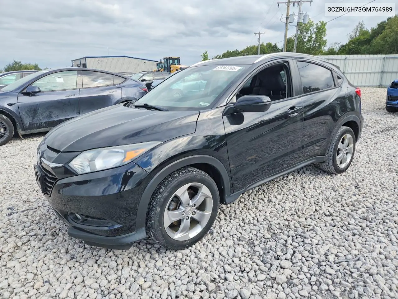 HONDA HR-V 2016, VIN 3CZRU6H73GM764989