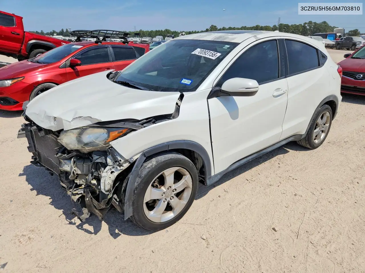 HONDA HR-V 2016, VIN 3CZRU5H56GM703810