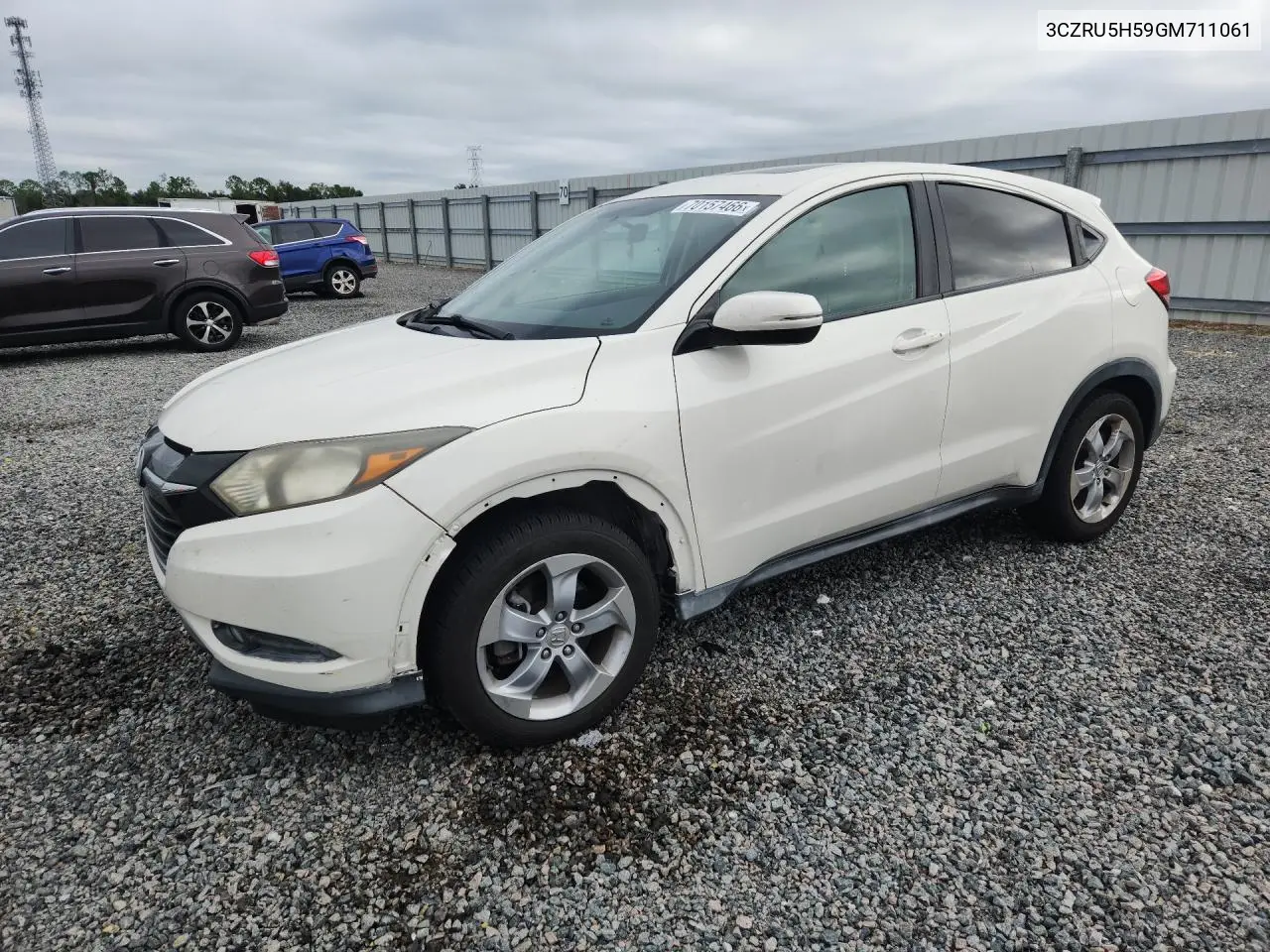 HONDA HR-V 2016, VIN 3CZRU5H59GM711061