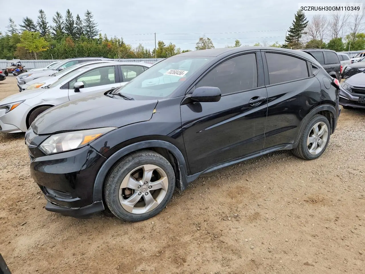 HONDA HR-V 2016, VIN 3CZRU6H30GM110349