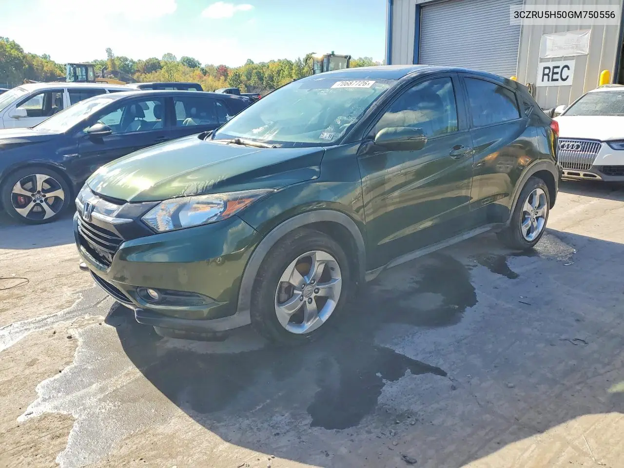 HONDA HR-V 2016, VIN 3CZRU5H50GM750556