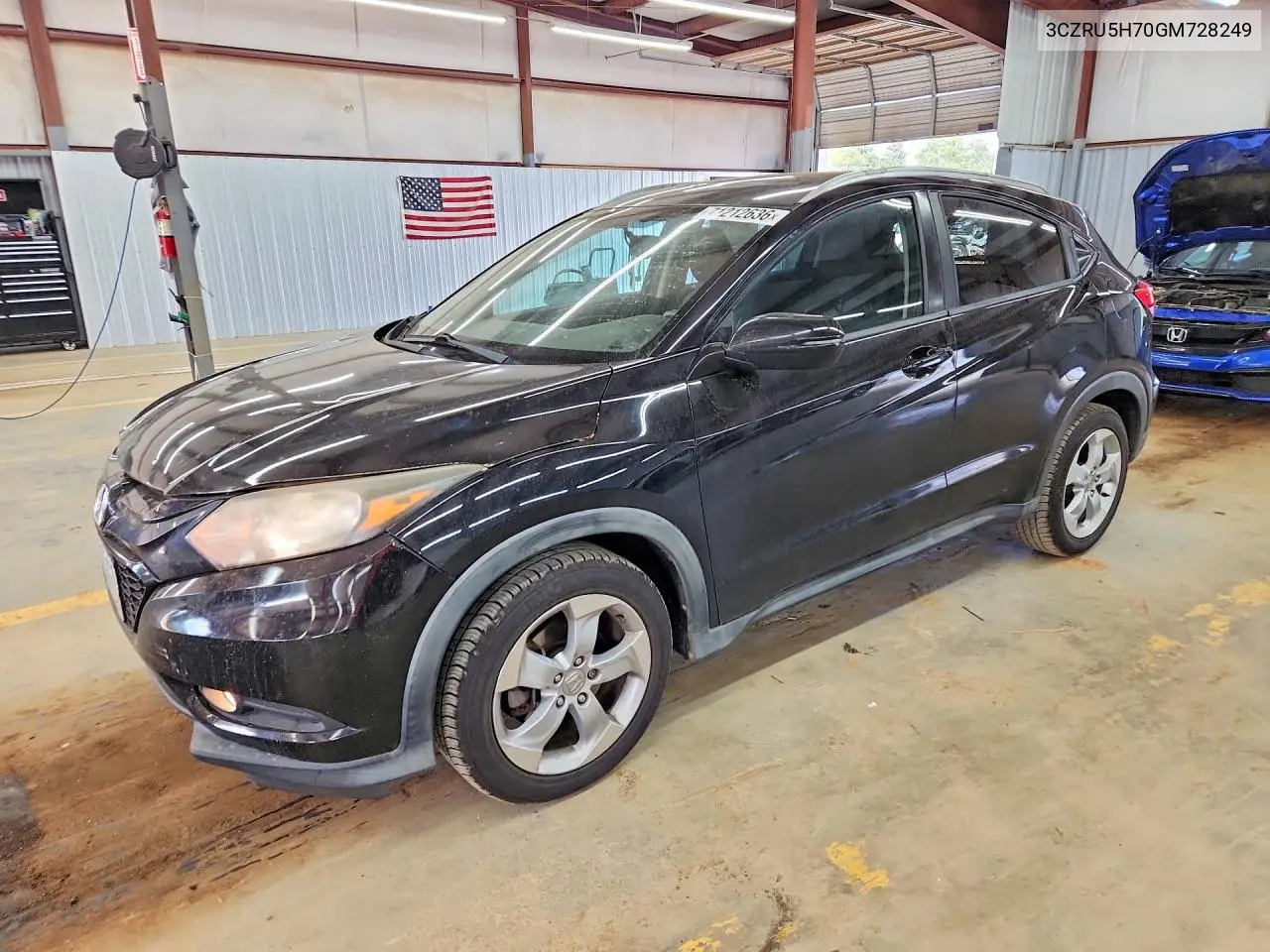 HONDA HR-V 2016, VIN 3CZRU5H70GM728249