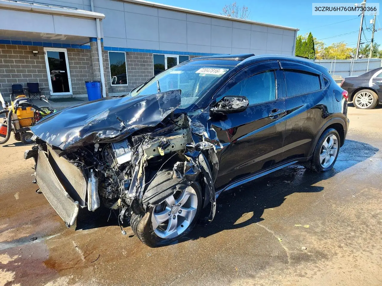 HONDA HR-V 2016, VIN 3CZRU6H76GM730366