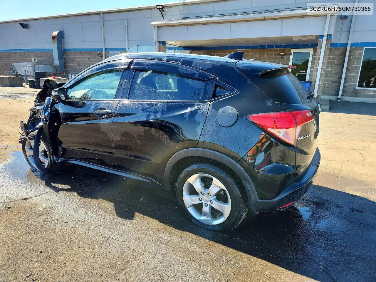 2016 HONDA HR-V VIN 3CZRU6H76GM730366 — фото 2