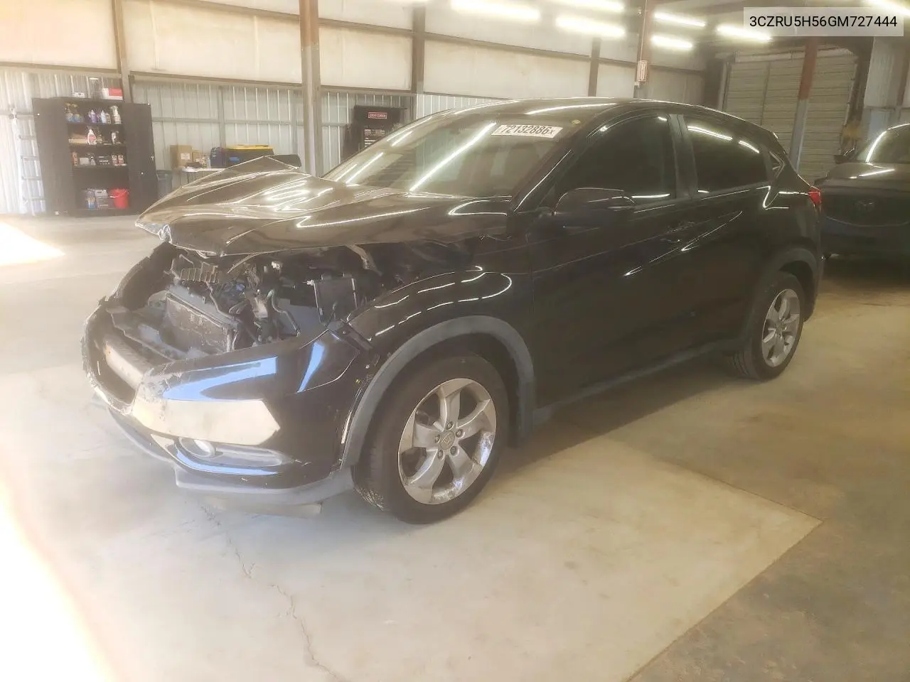 HONDA HR-V 2016, VIN 3CZRU5H56GM727444