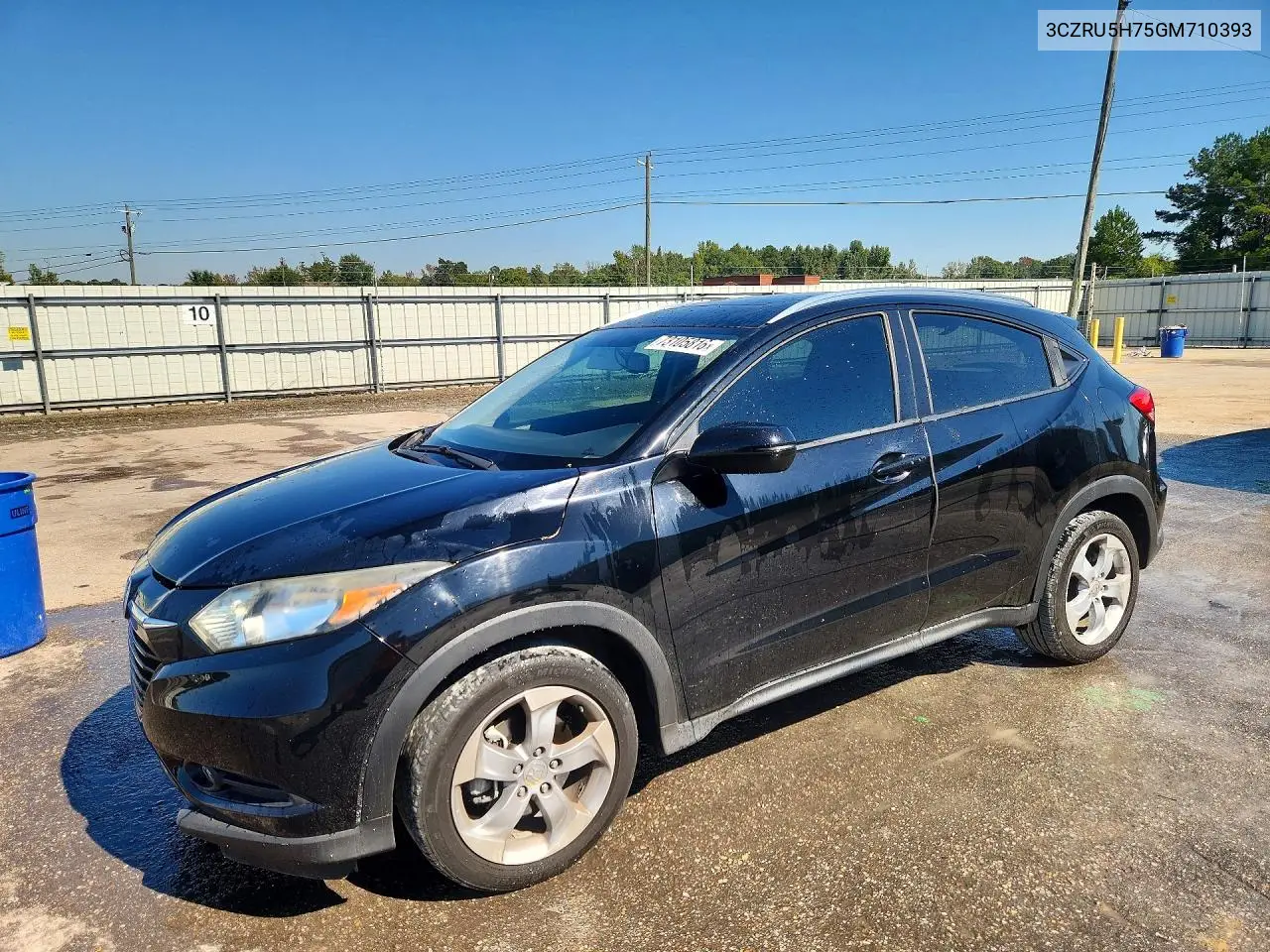 HONDA HR-V 2016, VIN 3CZRU5H75GM710393