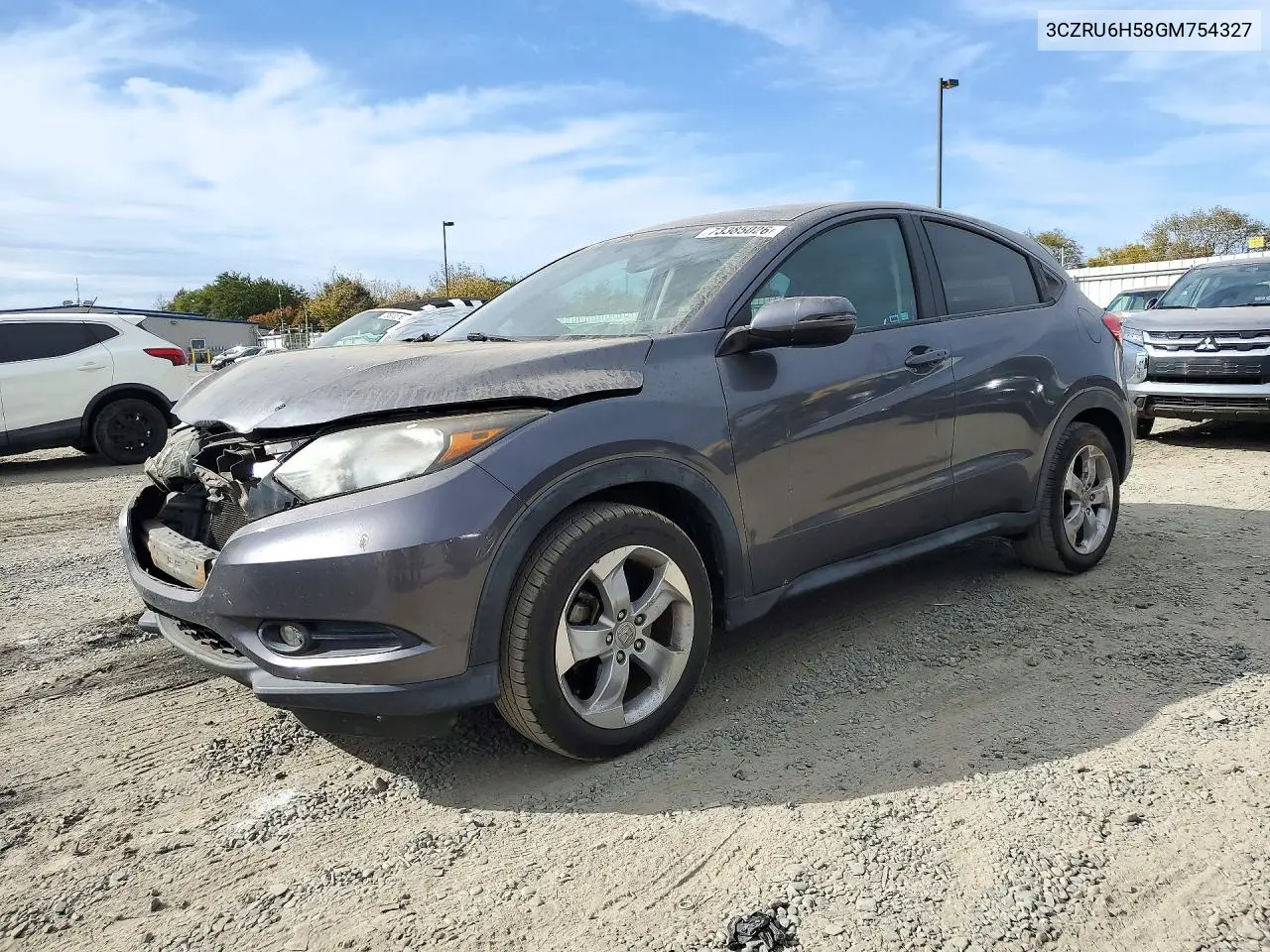 HONDA HR-V 2016, VIN 3CZRU6H58GM754327