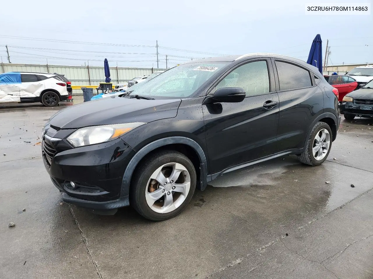 HONDA HR-V 2016, VIN 3CZRU6H78GM114863