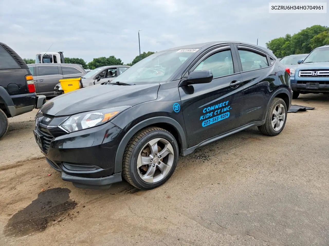 HONDA HR-V 2017, VIN 3CZRU6H34HG704961