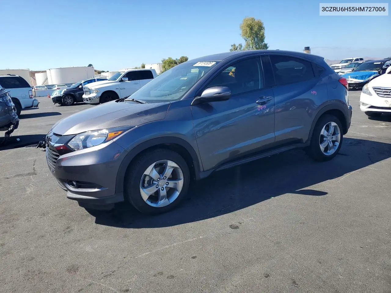 HONDA HR-V 2017, VIN 3CZRU6H55HM727006