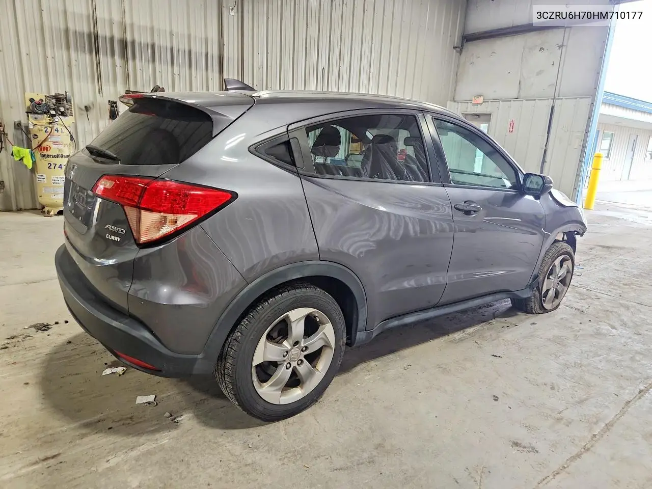 2017 HONDA HR-V VIN 3CZRU6H70HM710177 — фото 3