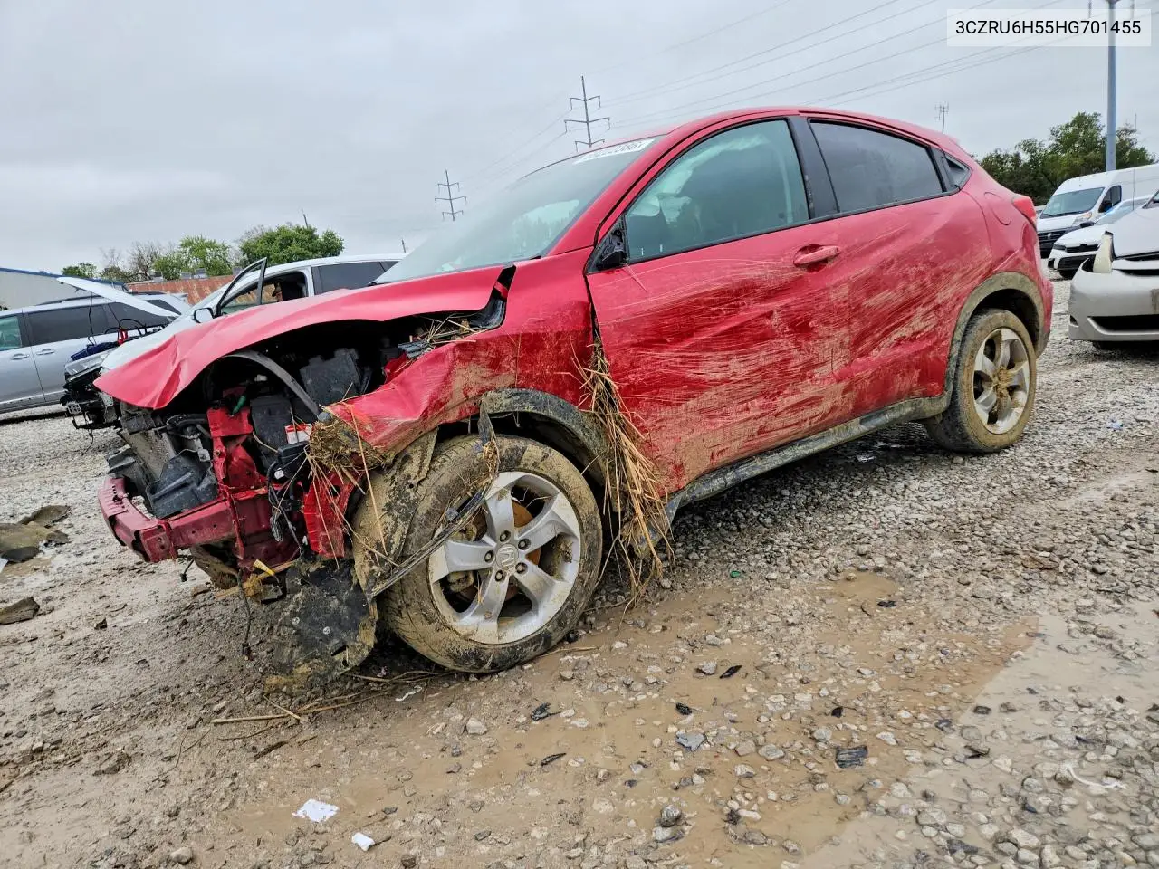 HONDA HR-V 2017, VIN 3CZRU6H55HG701455