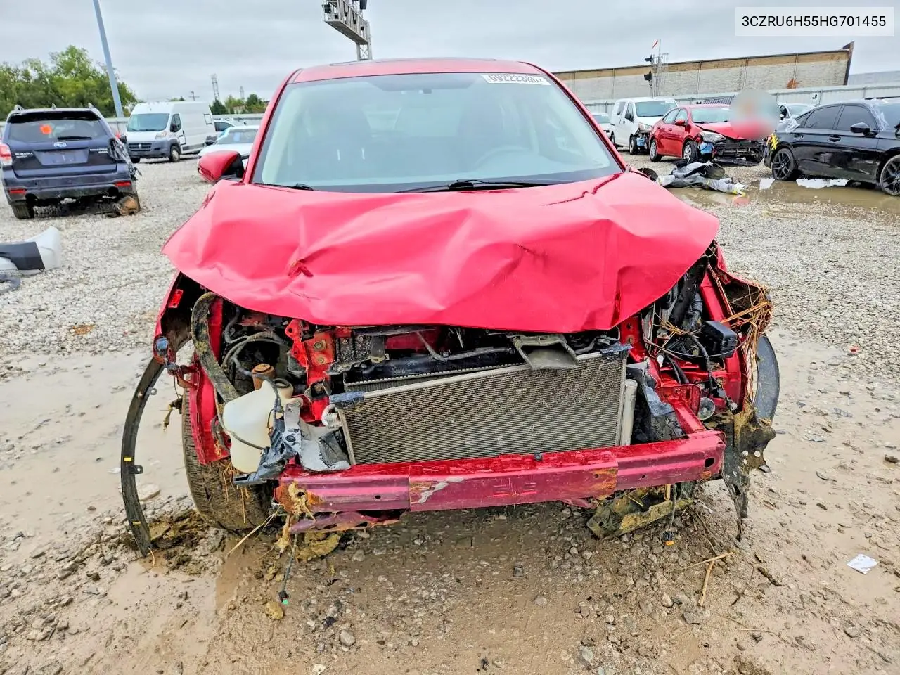 2017 HONDA HR-V VIN 3CZRU6H55HG701455 — фото 5