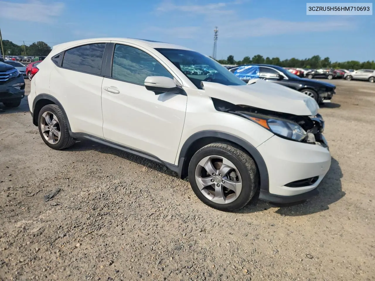 2017 HONDA HR-V VIN 3CZRU5H56HM710693 — фото 4
