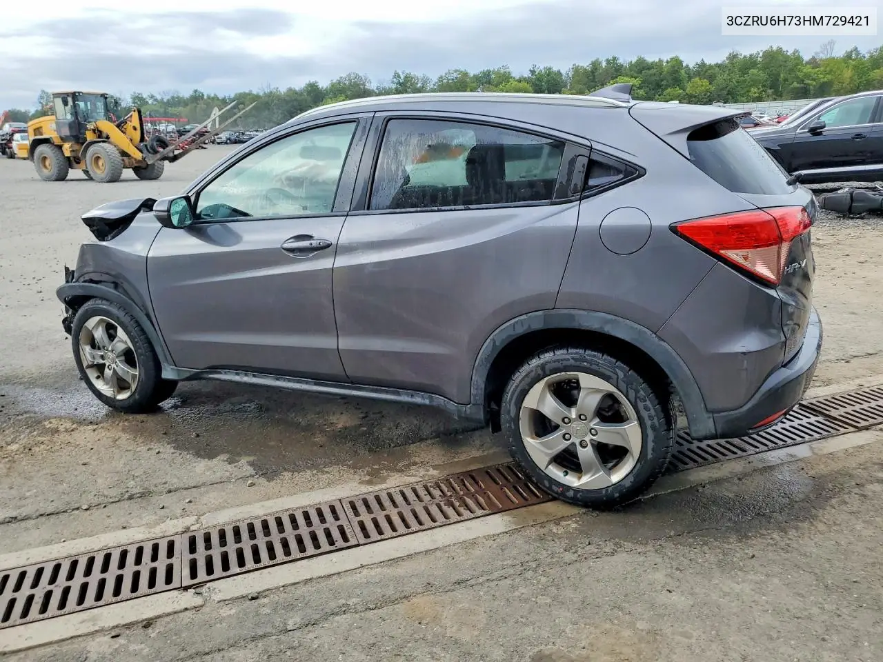 2017 HONDA HR-V VIN 3CZRU6H73HM729421 — фото 2