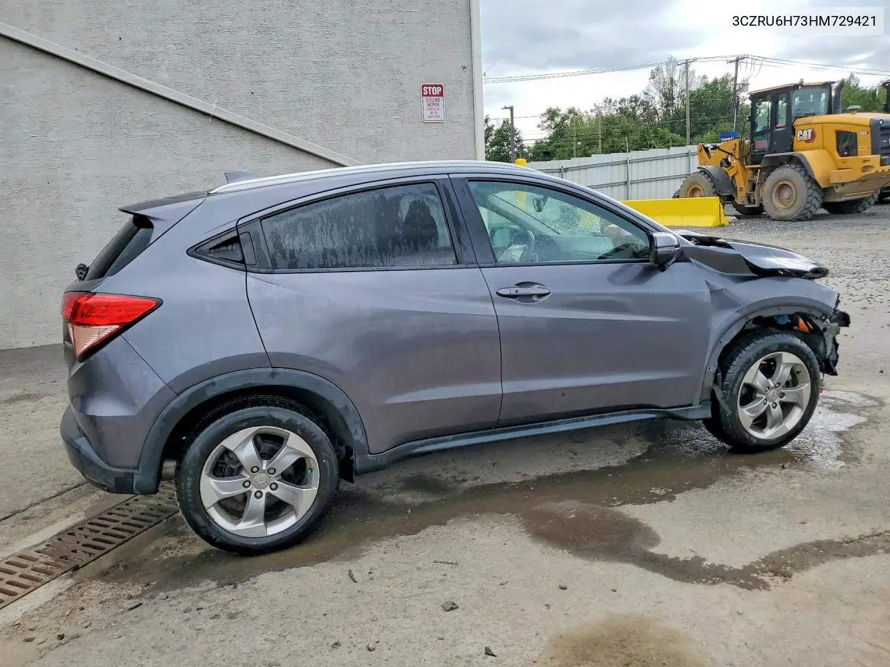2017 HONDA HR-V VIN 3CZRU6H73HM729421 — фото 3