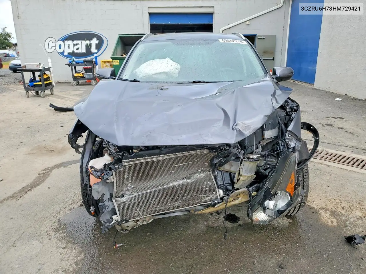 2017 HONDA HR-V VIN 3CZRU6H73HM729421 — фото 5