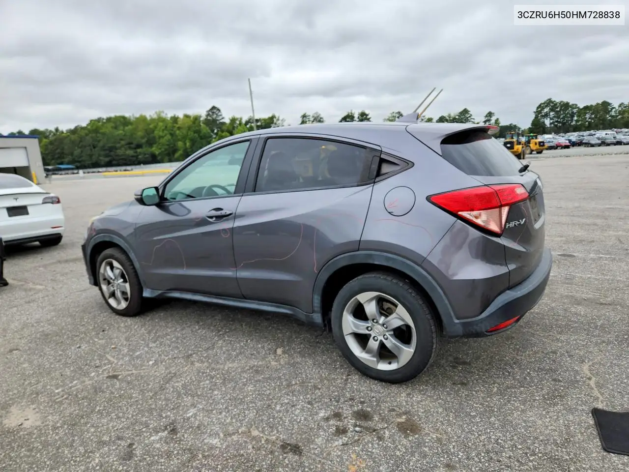 2017 HONDA HR-V VIN 3CZRU6H50HM728838 — фото 2