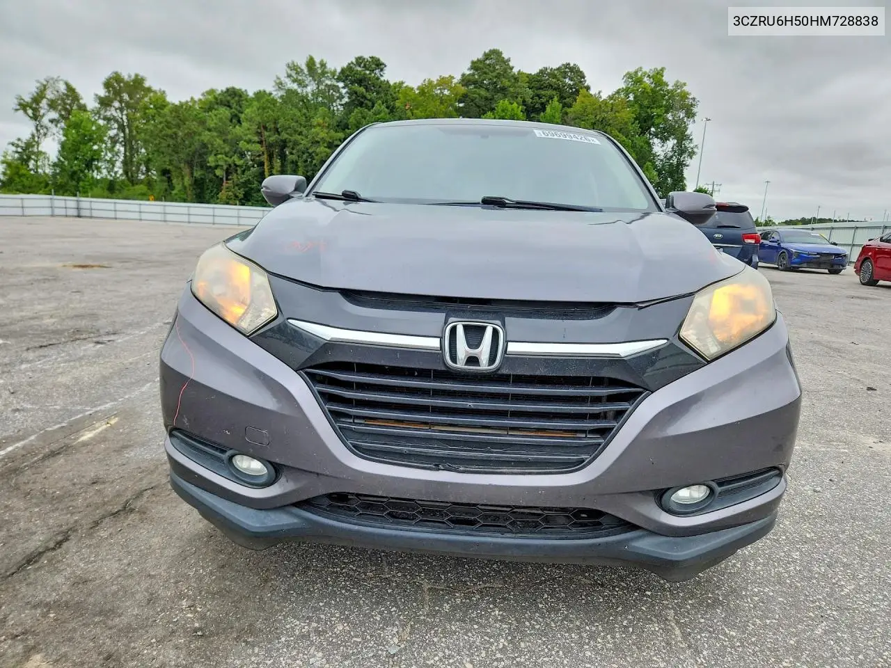 2017 HONDA HR-V VIN 3CZRU6H50HM728838 — фото 5