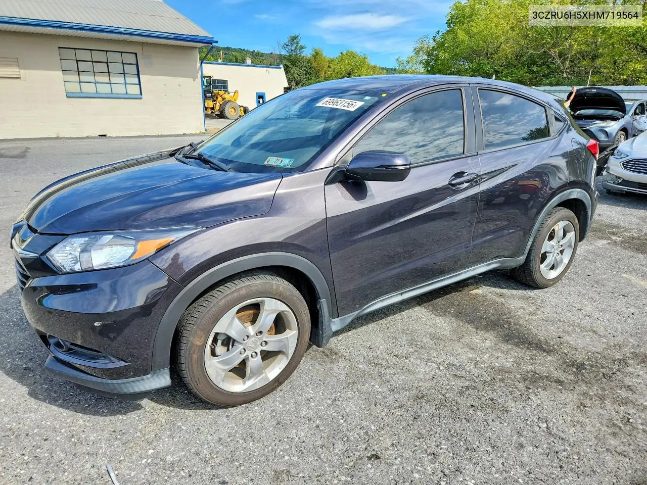 HONDA HR-V 2017, VIN 3CZRU6H5XHM719564