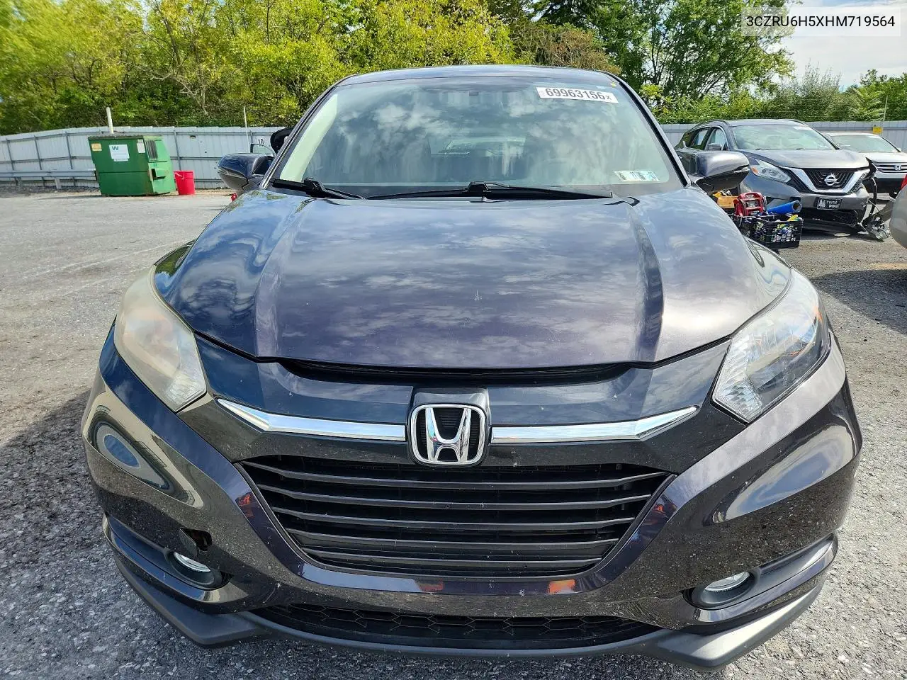 2017 HONDA HR-V VIN 3CZRU6H5XHM719564 — фото 5