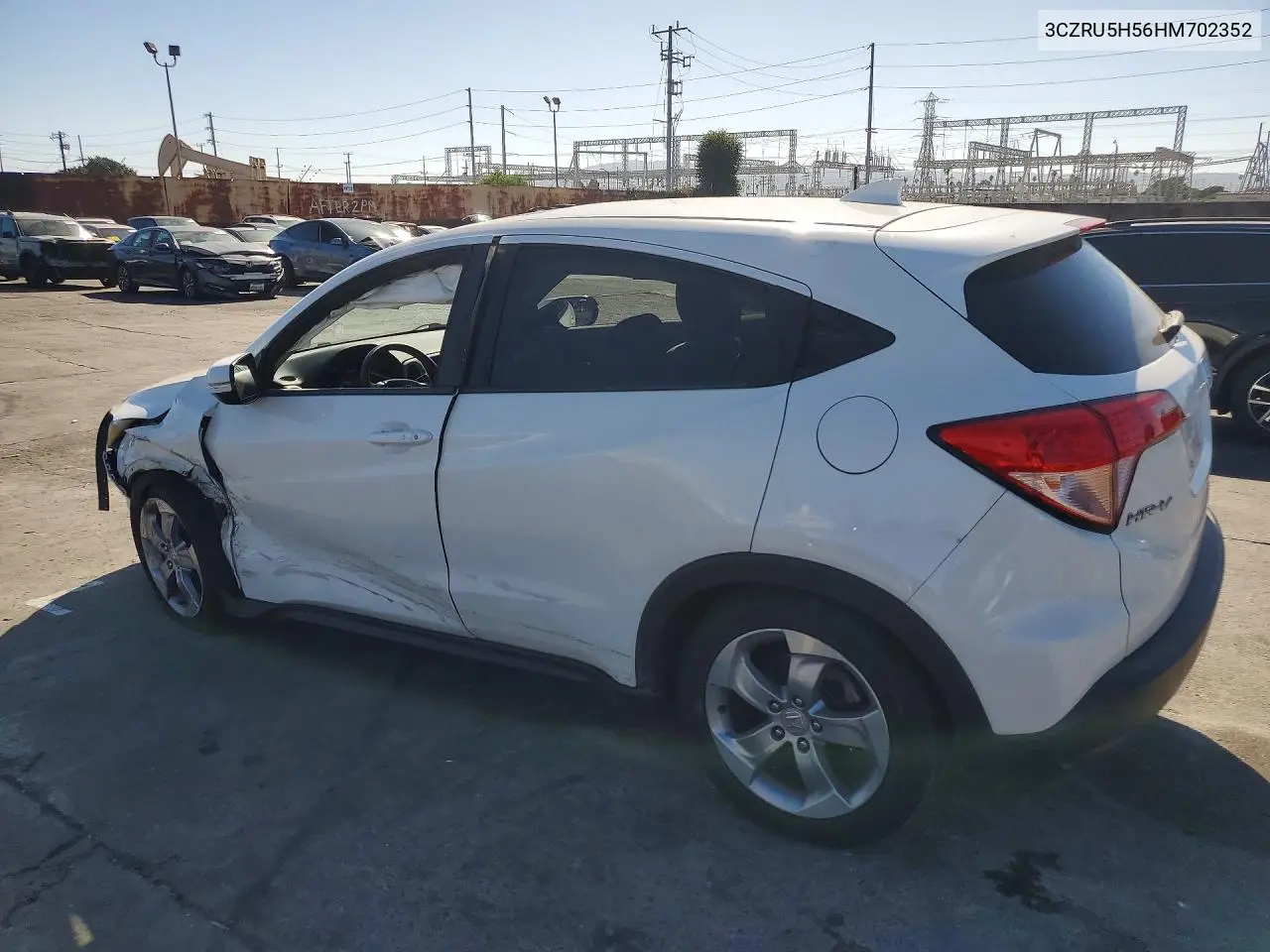 2017 HONDA HR-V VIN 3CZRU5H56HM702352 — фото 2