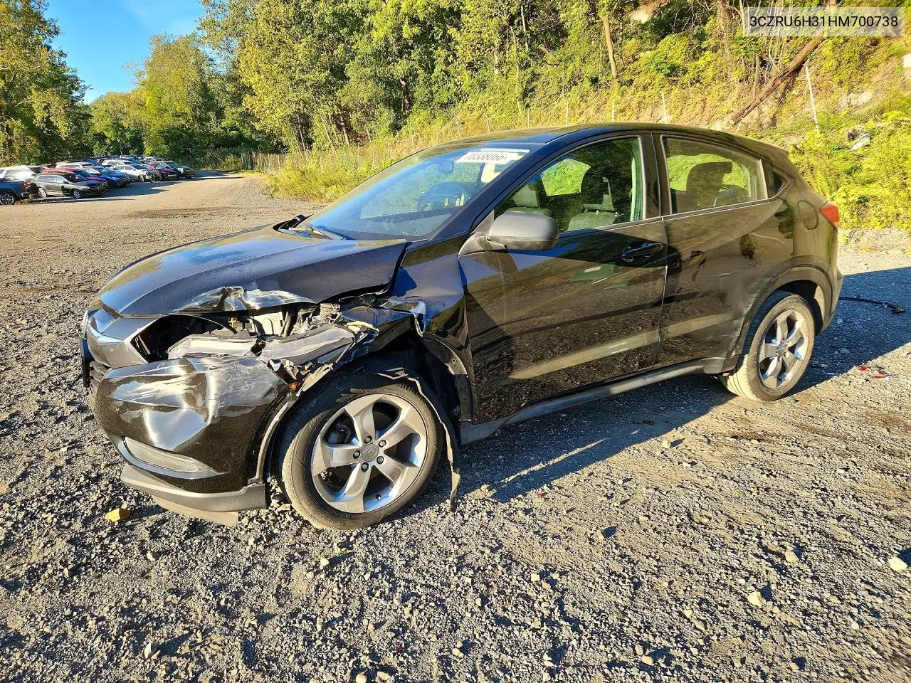 HONDA HR-V 2017, VIN 3CZRU6H31HM700738