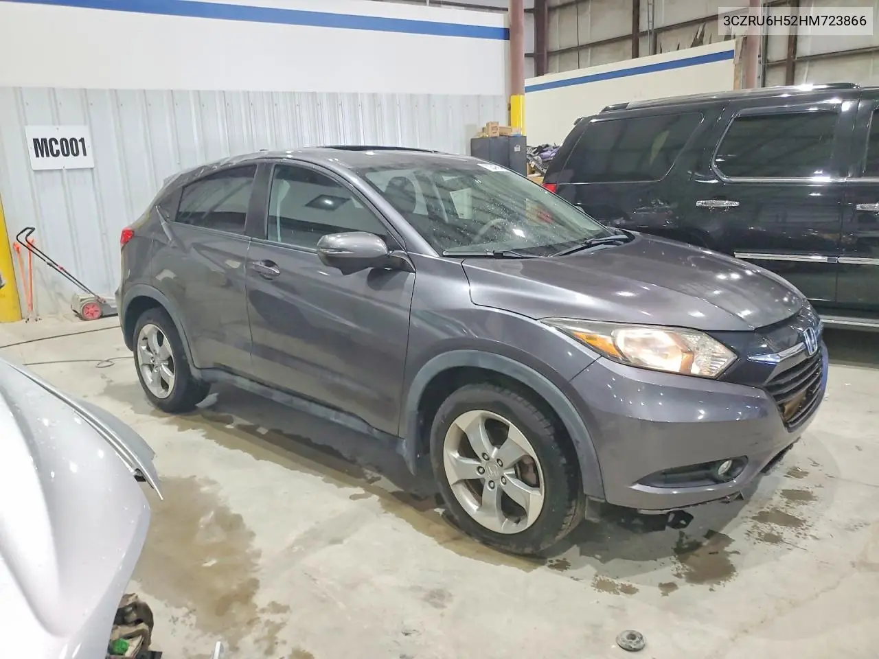 2017 HONDA HR-V VIN 3CZRU6H52HM723866 — фото 3