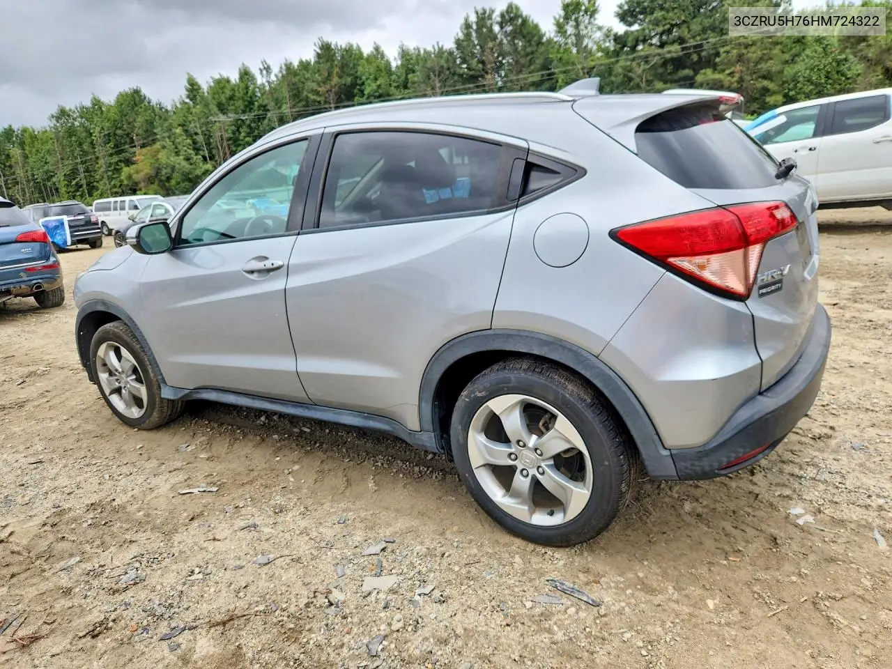 2017 HONDA HR-V VIN 3CZRU5H76HM724322 — фото 2