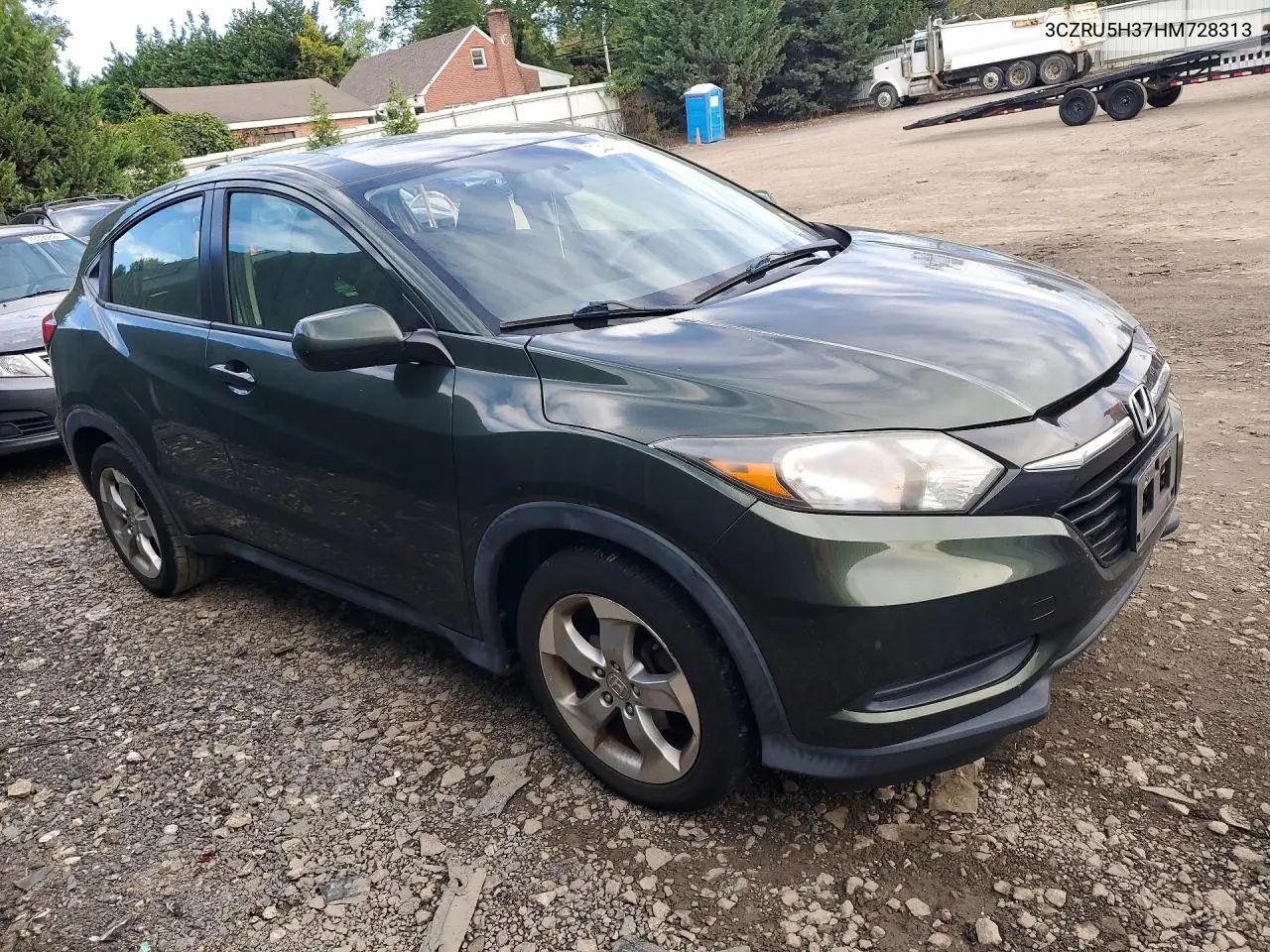2017 HONDA HR-V VIN 3CZRU5H37HM728313 — фото 4