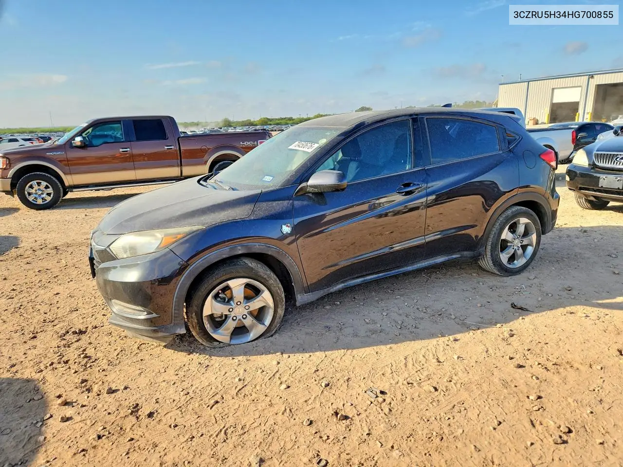 HONDA HR-V 2017, VIN 3CZRU5H34HG700855