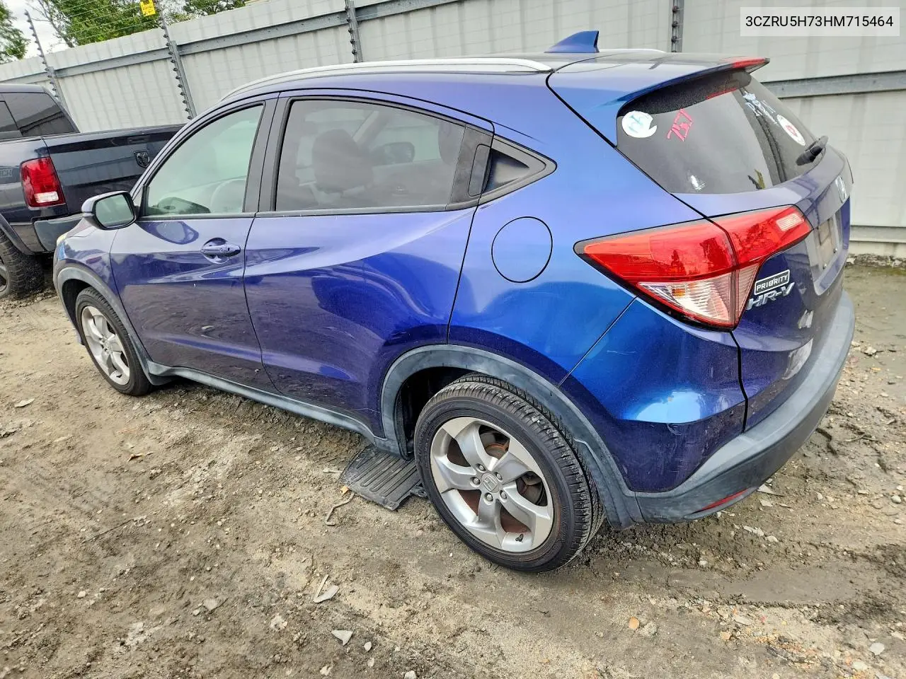 2017 HONDA HR-V VIN 3CZRU5H73HM715464 — фото 2