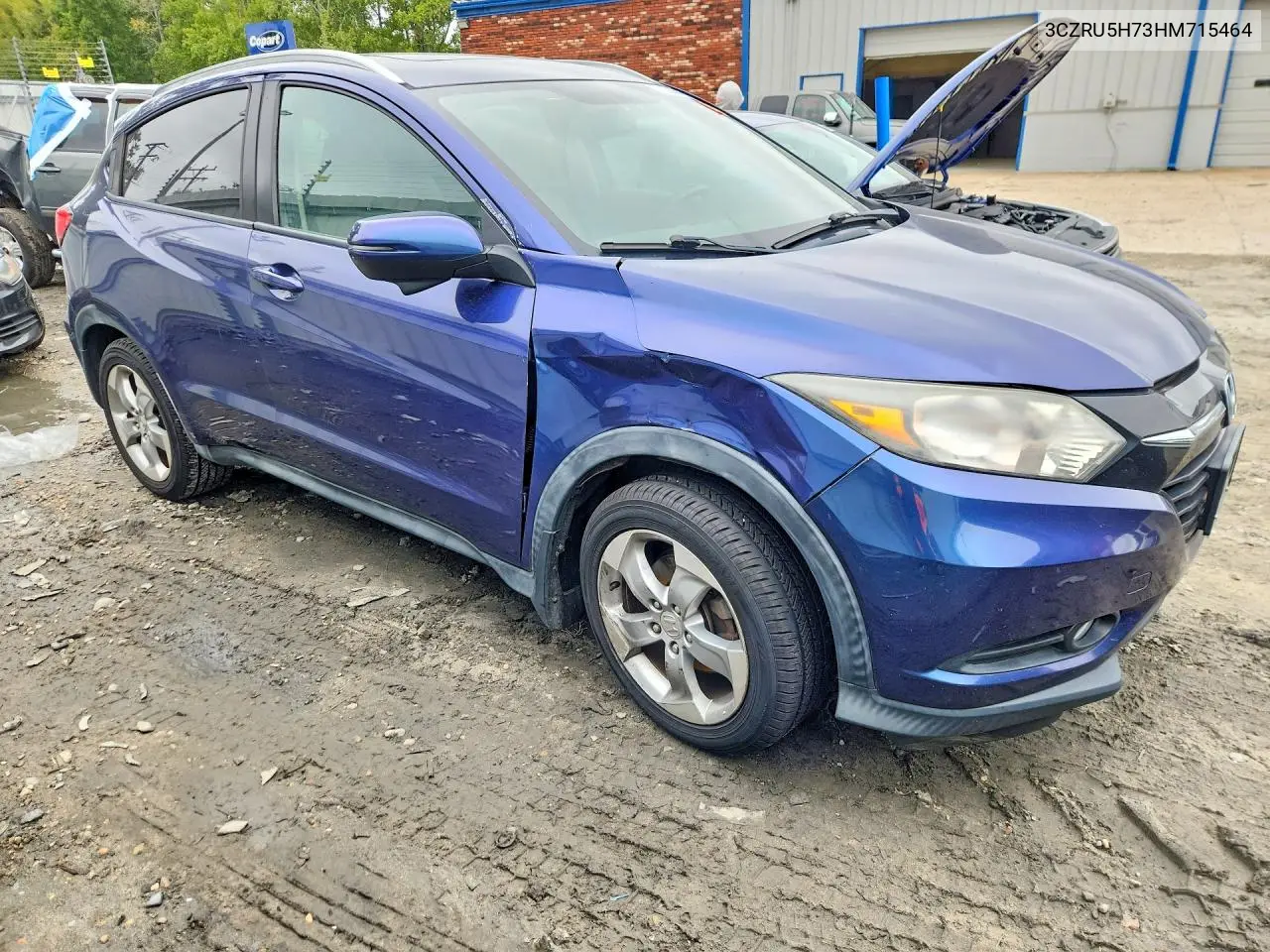 2017 HONDA HR-V VIN 3CZRU5H73HM715464 — фото 4