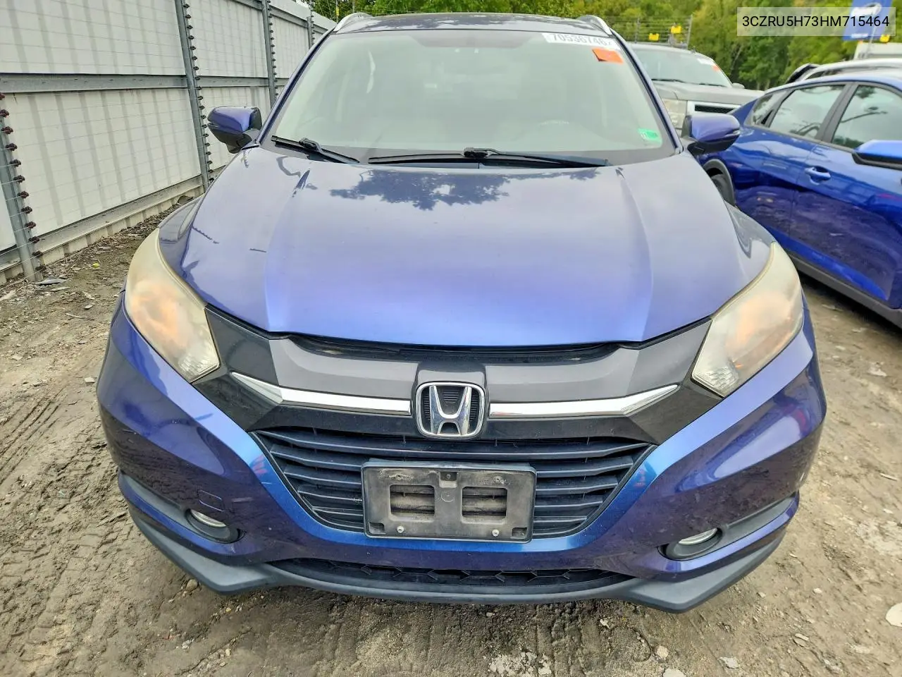 2017 HONDA HR-V VIN 3CZRU5H73HM715464 — фото 5