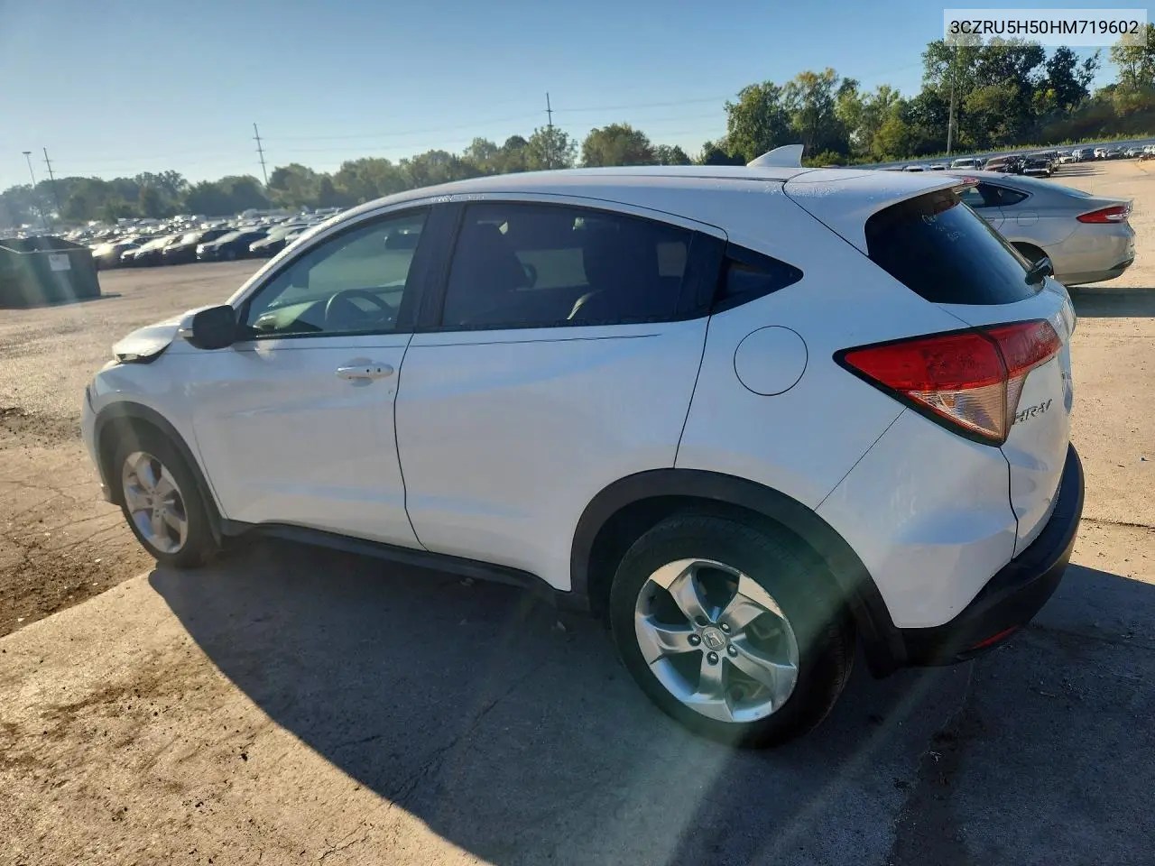 2017 HONDA HR-V VIN 3CZRU5H50HM719602 — фото 2