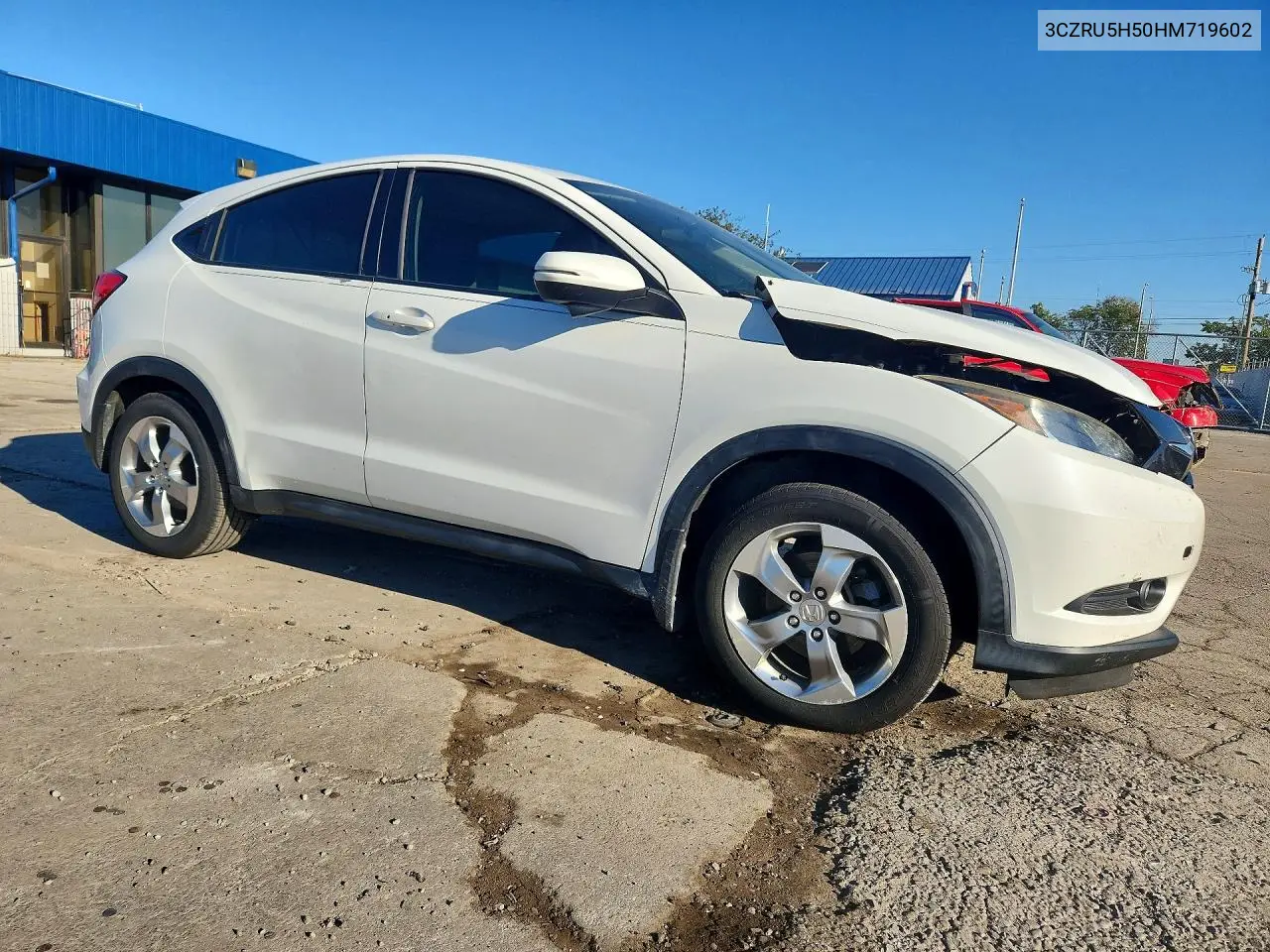 2017 HONDA HR-V VIN 3CZRU5H50HM719602 — фото 4