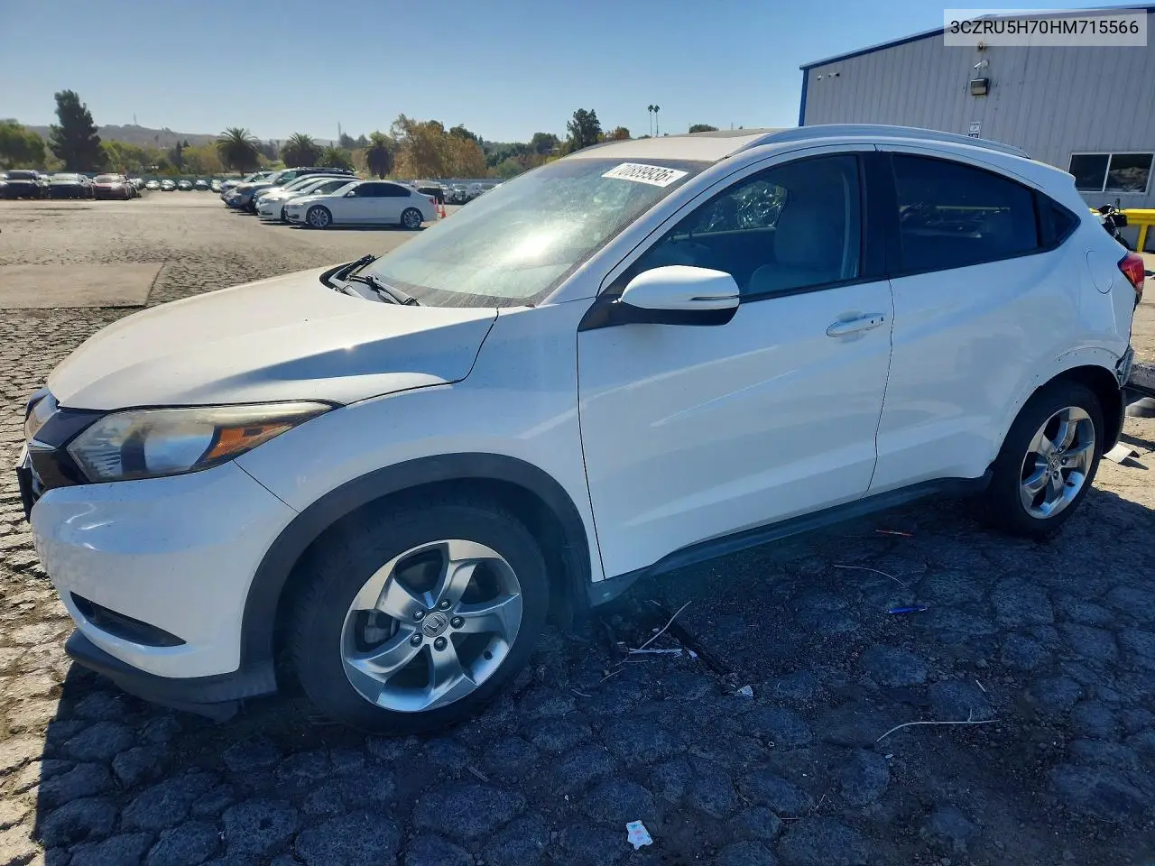 HONDA HR-V 2017, VIN 3CZRU5H70HM715566