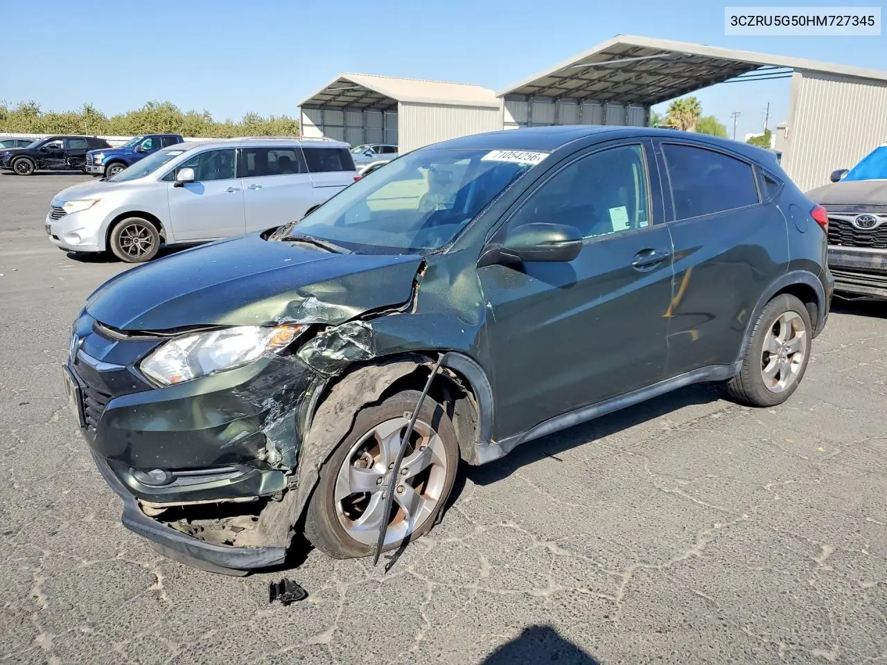 HONDA HR-V 2017, VIN 3CZRU5G50HM727345