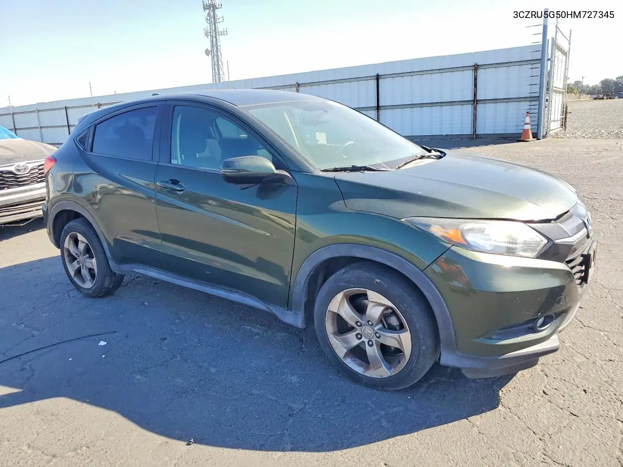 2017 HONDA HR-V VIN 3CZRU5G50HM727345 — фото 4