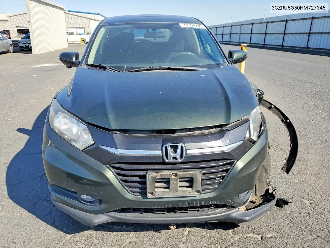 2017 HONDA HR-V VIN 3CZRU5G50HM727345 — фото 5