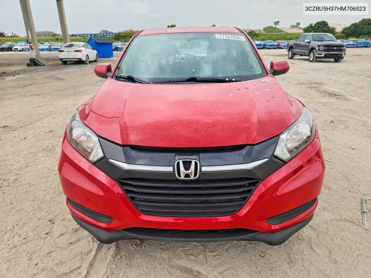 2017 HONDA HR-V VIN 3CZRU5H37HM706523 — фото 5